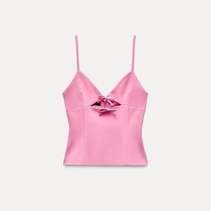NWT Zara pink top